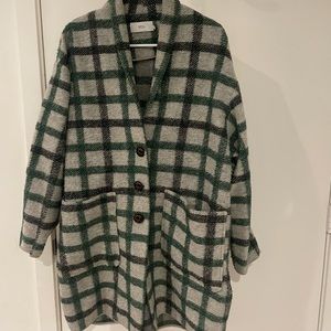 Plaid coat